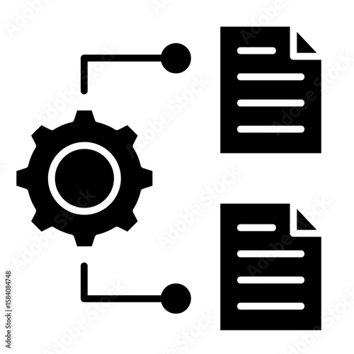 Data Integration  Icon Element For Design
