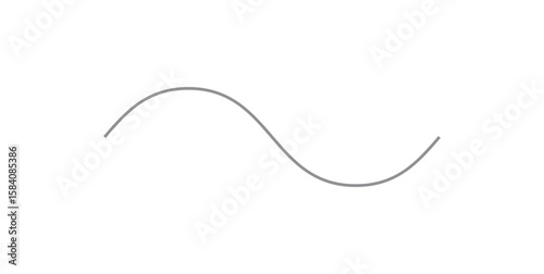 Sinusoidal Wave Signal. Sine Wave. Trigonometric Sine Function.