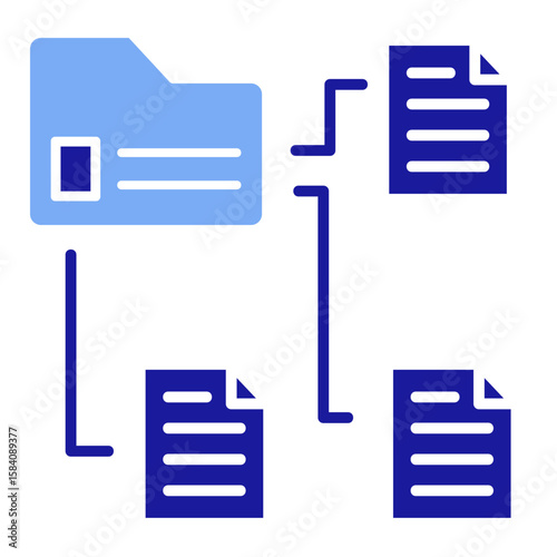 Data Classification  Icon Element For Design
