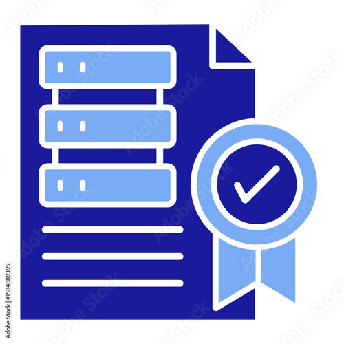 Data Quality  Icon Element For Design
