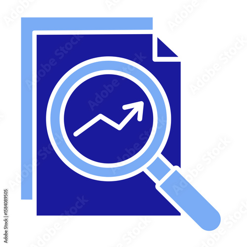 Analysis  Icon Element For Design
