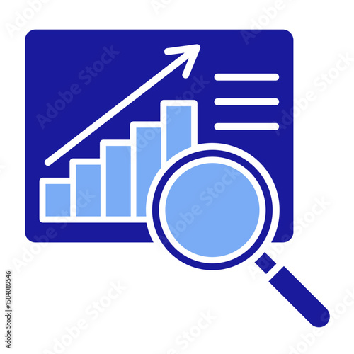 Data Analysis  Icon Element For Design
