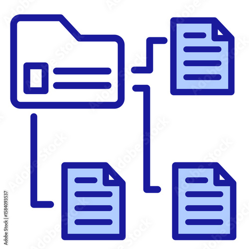 Data Classification  Icon Element For Design
