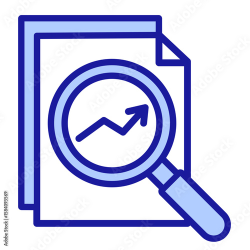 Analysis  Icon Element For Design
