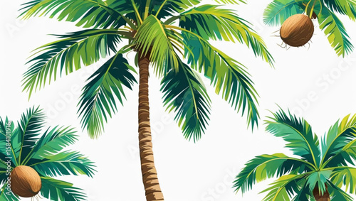 coconut palm tree