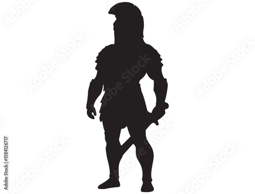 GREEK WARRIORS SILHOUETTE