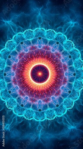 Wallpaper Mural Intricate Mandala Art with hypnotic patterns and vibrant colors, evokes a sense of inner peace Torontodigital.ca