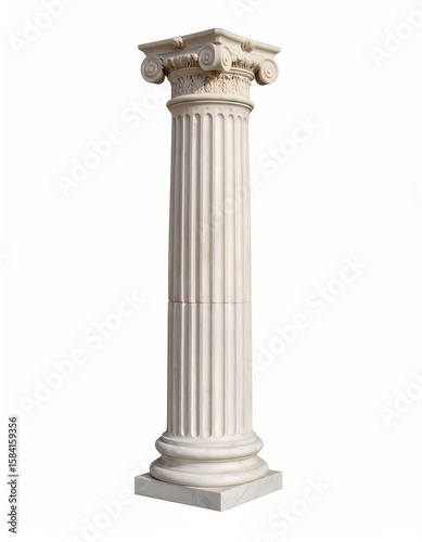 Column isolated on white