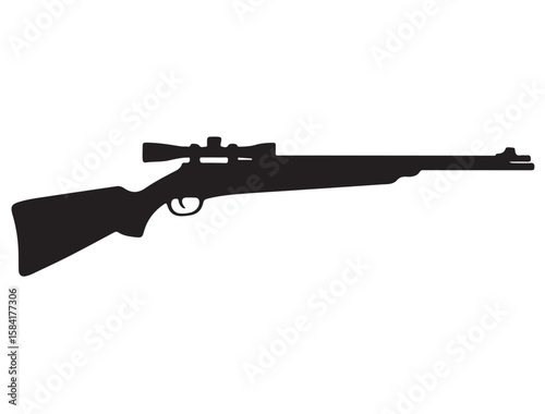 HUNTING RIFLE SILHOUETTE