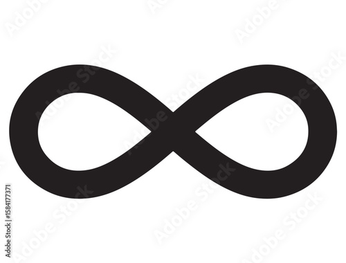  INFINITY SYMBOL SILHOUETTE