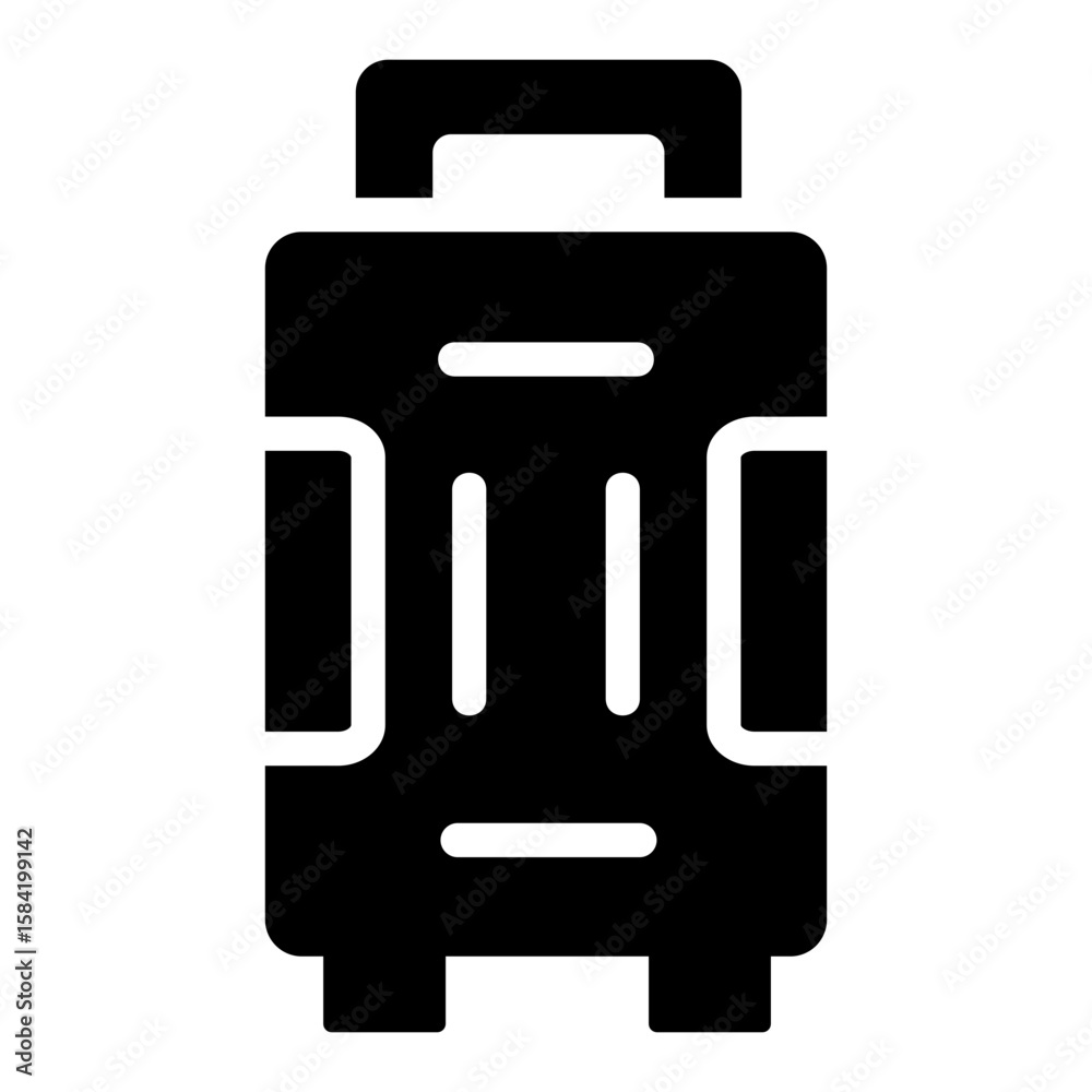 Fototapeta premium banggage Solid icon