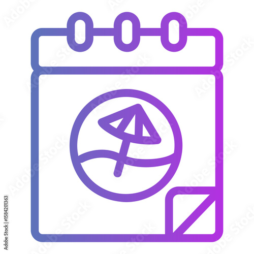 calender Gradient icon