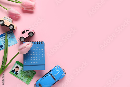 Calendar with driver's lice...
