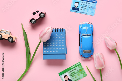 Calendar with driver's lice...