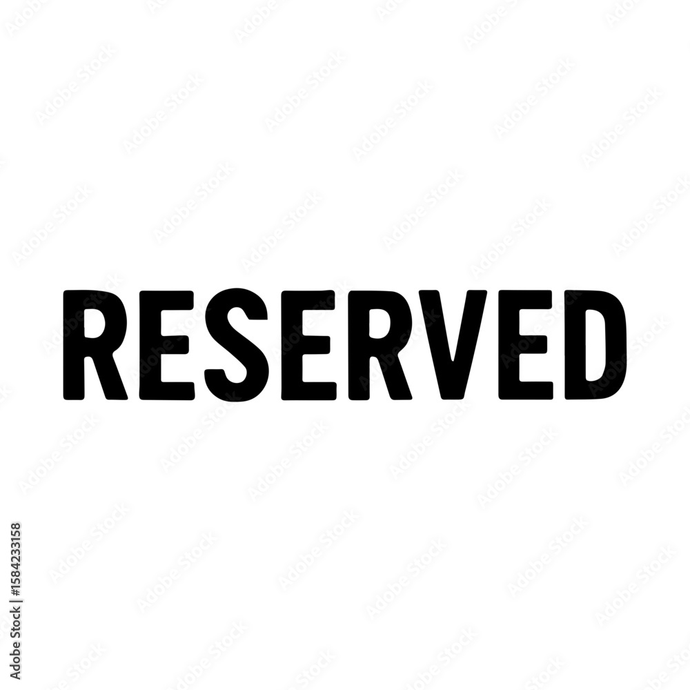 Fototapeta premium Reserved parking lot signage icon with transparent background representing designated parking space and vehicle reservation