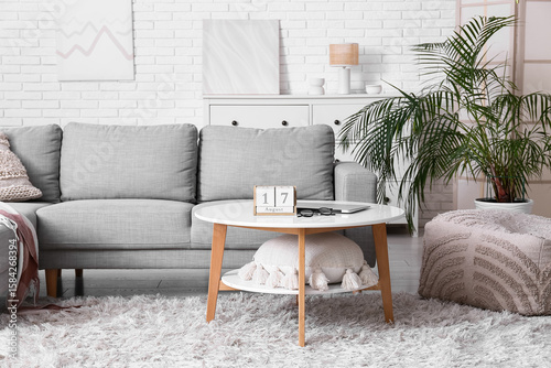 Interior of living room wit...