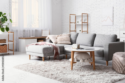 Interior of living room wit...
