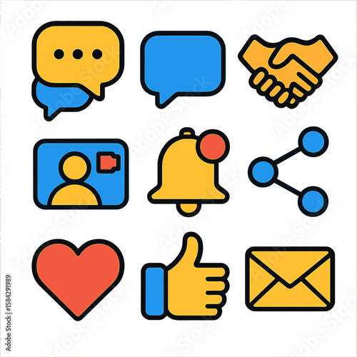 Interaction Icons:  Professional Vector Set for UI/UX Design