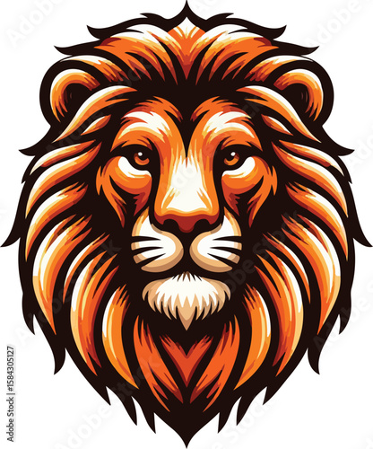 Wallpaper Mural head of lion Torontodigital.ca