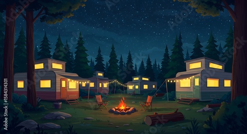 camper van trailer park