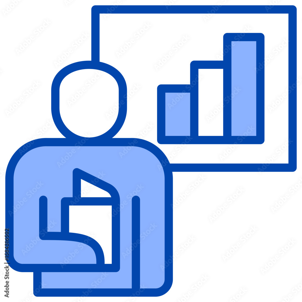 Obraz premium Business Coaching Icon