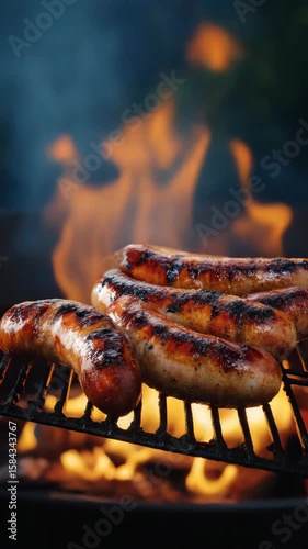 meat on the grill