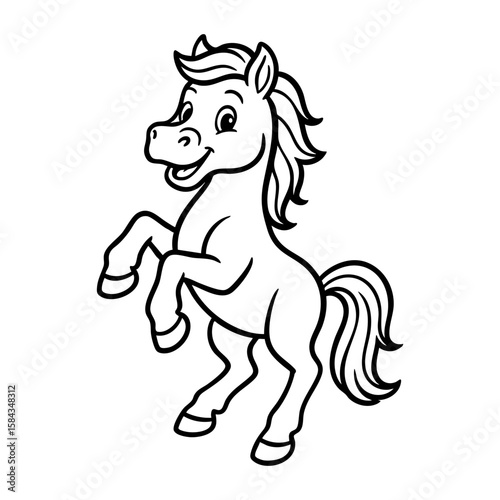 Playful Pony Prancing