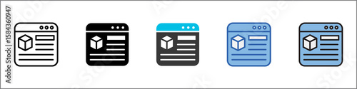 Representation Icon Pack Multistyle Illustration