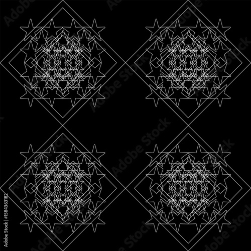 style, paper, deco, art, graph, graphic, modern, ornament, holiday, wrapping, element, artistic, elegant, geometric, repetition, god, geometry, monochrome, ask, grid, disorder, illustration, star, vec