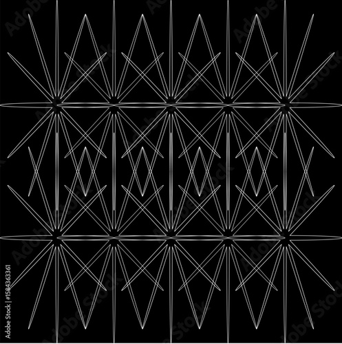 style, paper, deco, art, graph, graphic, modern, ornament, holiday, wrapping, element, artistic, elegant, geometric, repetition, god, geometry, monochrome, ask, grid, disorder, illustration, star, vec