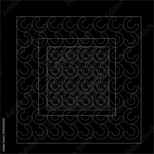style, paper, deco, art, graph, graphic, modern, ornament, holiday, wrapping, element, artistic, elegant, geometric, repetition, god, geometry, monochrome, ask, grid, disorder, illustration, star, vec