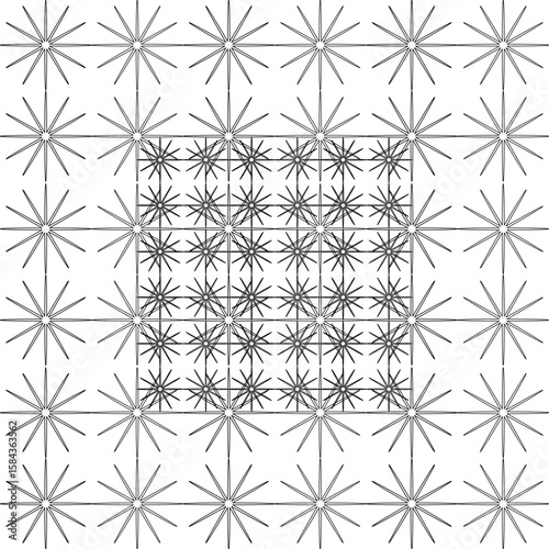 style, paper, deco, art, graph, graphic, modern, ornament, holiday, wrapping, element, artistic, elegant, geometric, repetition, god, geometry, monochrome, ask, grid, disorder, illustration, star, vec