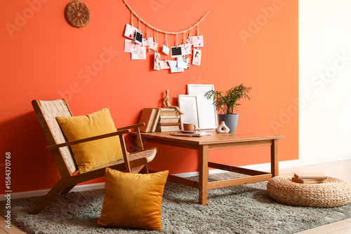 Interior of living room wit...