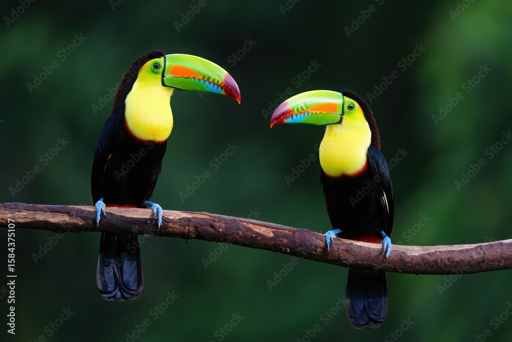 Fototapeta premium toucan on a branch