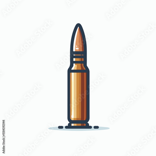 ammunition bullet vector illustration