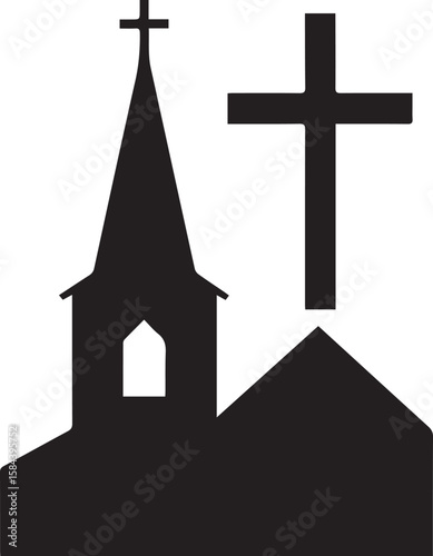 Dia dos Finados Silhouette vector