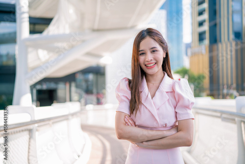 Free Download Portrait of beautiful young asian businesswoman. - GFXLoad