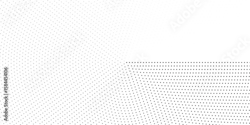Radial halftone dots. Spotted and dotted stains gradient background. Concentric comic texture with fading effect. Black and white rough gritty wallpaper. Grunge monochrome geometric backdrop.