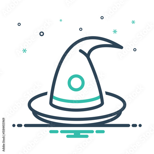 Mix icon for hat