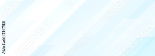 Light diagonal line background. Abstract white blue stripes wallpaper. Universal striped template for business, medical, poster, health, science presentation, footer, header, banner. Vector