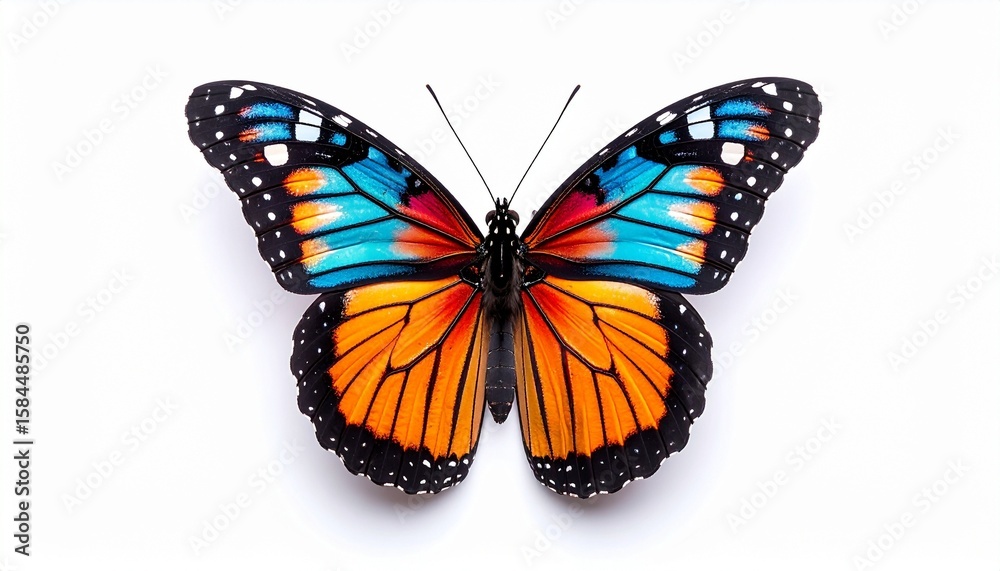 Obraz premium A butterfly isolated on white