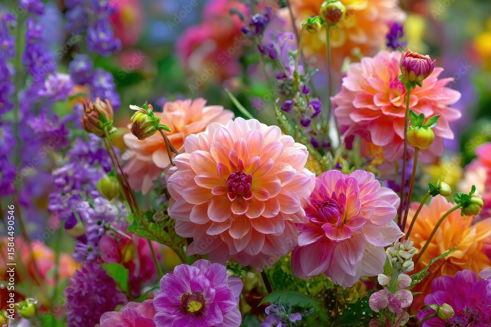 Fototapeta premium lovely summer blooms