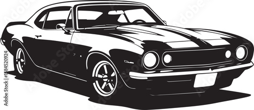 Car silhouette vector illustration