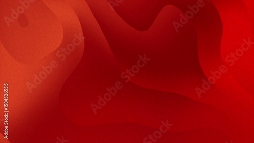 Seamless looping animation of smooth red abstract waves and gradient curves, ideal for video overlays, digital ads, intros, or visual branding.