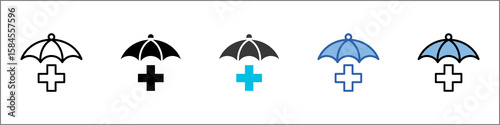 Safety Icon Pack Multistyle Illustration
