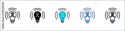 Awareness Icon Pack Multistyle Illustration