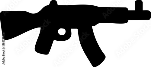 gun silhouette vector