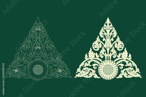 Kbach Khmer vector, Khmer art