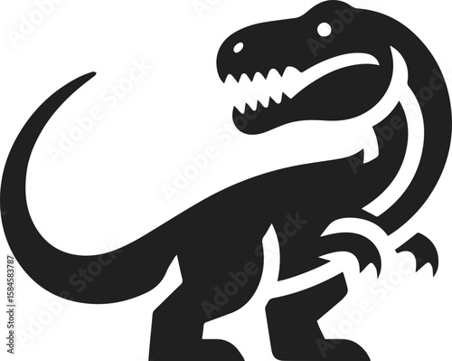 Powerful Dinosaur Logo Design