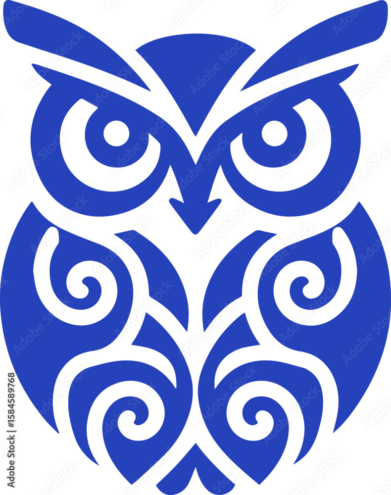 Obraz premium Owl Vector Illustration